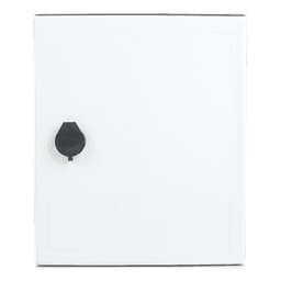 Gabinete de Poliéster IP65 Uso en Intemperie (250 x 300 x 140 mm) con Placa Trasera Interior de Plástico (Incluye Chapa y Llave).