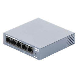 Switch de escritorio Gigabit de 5 puertos 10/100/1000Mbps, carcasa metálica 