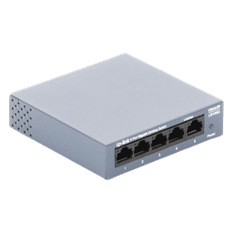 Switch de escritorio Gigabit de 5 puertos 10/100/1000Mbps, carcasa metálica 
