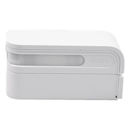 Sensor de Movimiento / 24 Metros de Detección / 100% Exterior / Serie Shield de Optex / Diseño Estético y Formal / Inalambrico (Alimentacion) / 