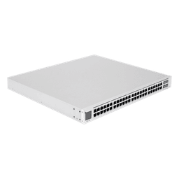 UniFi Switch USW-Pro-48-POE Gen2, Capa 3 de 48 puertos PoE 802.3at/bt + 4 puertos 1/10G SFP+, 600W, pantalla informativa