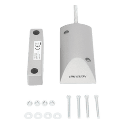 Contacto Magnético Cableado de Uso Rudo / Gap 6.5 cm / Carcasa de Metal / Puertas y Cortinas Metálicas / NC