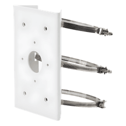 Soporte de Montaje en Poste / Ajustable / Interior y Exterior / Carga 10 kg (22.05 lb) / 240 mm (9.45 in)