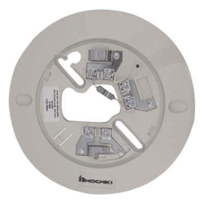 Base de 6" / Sin electrónica / Terminación integrada / 150mA @ 33V / Contactos relé 2A / 4' caja octogonal