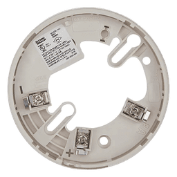 Base plug-in / 4 in (10.2 cm) / 15-32 VDC / Terminales a tornillo / Compatible con sistemas inteligentes / UL268, ULC S529 / Marfil