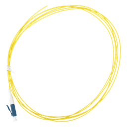 Pigtail de Fibra Óptica Monomodo LC/UPC, Simplex de 2 Metros (6.56 Pies)