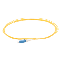 Pigtail de Fibra Óptica Monomodo LC/UPC, Simplex de 2 Metros (6.56 Pies)