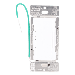 Atenuador de pared Maestro RF PRO de 120 V, 250 W en LED o 500 W incandescente, fase seleccionable y neutro opcional, para RadioRA 2, RA2 Select y RadioRA 3