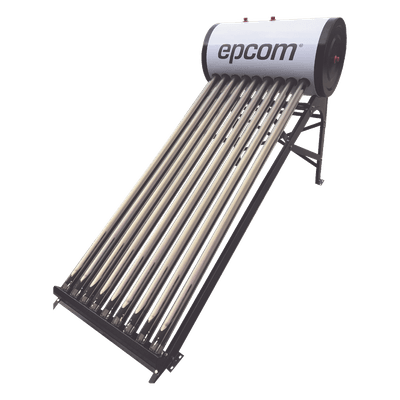 Bóiler Solar de 90L, Baja Presión con 9 Tubos de Vacío de Mayor Resistencia y Termotanque Inoxidable de Grado Alimenticio, Resistentes a Granizo de Hasta 25 mm/ l , Incluye Anodo de Magnesio 