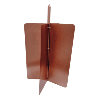 Electrodo Convencional Tipo Rehilete / Cobre Calibre 24 / Soldadura Triple / 65 cm (25.6 in) / 5/8 in