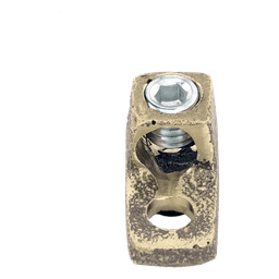 Conector Bornes a Cable / Bronce 100% / Borne 3/8 in / Cable 4-2/0 AWG / Sin Soldadura Exotérmica