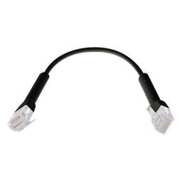 Cable Ethernet Cat6 / 22 cm (0.72 ft) / RJ45 / Diámetro ultrafino / Color negro