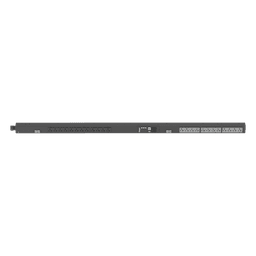 PDU Monitoreable (MI) para Distribución de Energía, Enchufe de Entrada NEMA L5-30P, Con 24 Salidas NEMA 5-20R, de Instalación Vertical, 120 Vca, 30 Amp