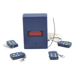 Receptor Inalambrico Universal Administrable por Software, Hasta 1600 controles de usuarios, compatible con Barreras y Motores de puertas