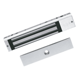 Chapa Magnética de 617 Lbs (280 Kg) / Montaje en Puerta Normal o de Vidrio / Certificado CE /  Uso en Interior / Indicador LED / Magnetismo Anti-residual