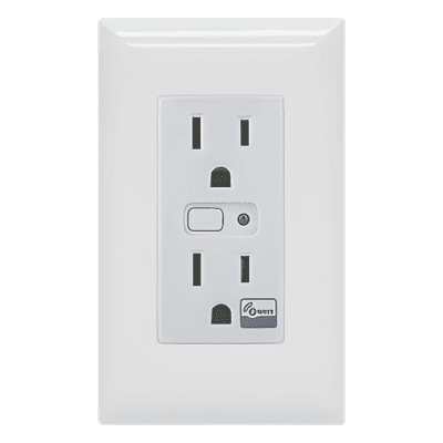 (ZWAVE) Tomacorriente con señal inalambrica Z-WAVE, compatible con HUB HC7, C8, puede ser un panel de alarma L5210, L7000 con Total Connect y Alarm.Com