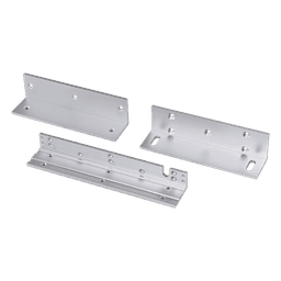 Kit de montajes Z y L para Cerradura Magnética HIKVISION / Compatible con DS-K4H258S / Uso en Puerta de Madera y Metal