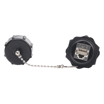 Jack Industrial RJ45 Categoría 6 Blindado, IP67 (Waterproof)