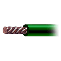 Cable THW-LS / Calibre 6 AWG / 19 Hilos / Color Verde / Venta por Metro