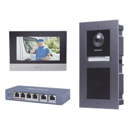 KIT de Videoportero IP con llamada a App de Smartphone y Lector de Tarjetas EM / 2da Generación (Modular) / Montaje para EMPOTRAR incluido