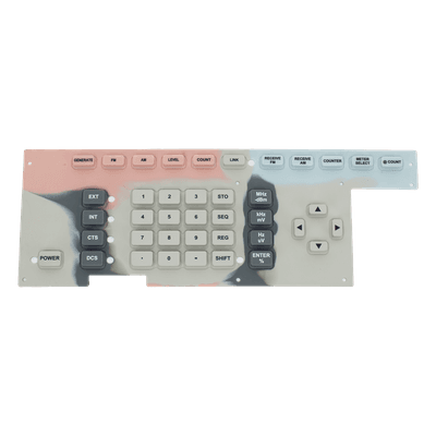 Membrana Elastomérica "Touch Pad" para Monitor de Servicio Ramsey COM-3010. 