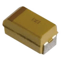 Capacitor de Tantalio tipo SMD de 10 uFd para C28, C29 y C48 del Monitor COM-3010.