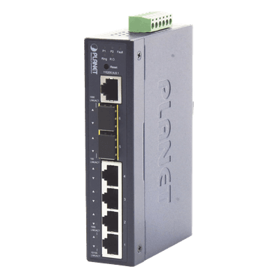 Switch Industrial Administrable Capa 2 con 4 Puertos 10/100/1000T y 2 Puertos SFP 1G/2.5G
