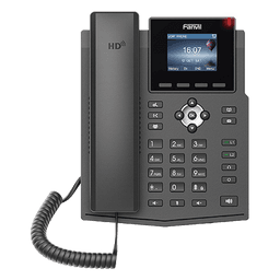 Teléfono IP / 4 Líneas SIP / Pantalla LCD Color 2.4" / Audio HD G.722 y Opus / Conferencia 3 Vías / PoE 802.3af / OpenVPN / Soporte EHS