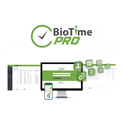 Software de Gestión Centralizada de Asistencia BIOTIMEPRO Licencia STANDARD 20 dispositivos y 2000 empleados