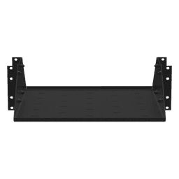 Charola para Soportar Equipos en Rack de 19", Profundidad Ajustable hasta 484 mm. 150 Kg  de Carga, Compatible con Racks de Doble Perforación, 3U