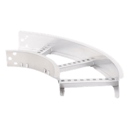 Curva Horizontal de Aluminio de 90° Perfil Z / Peralte 3 1/4" / Ancho 9" / Radio 8" / Incluye Tornillería (CHC90EZ314R8X9AK)