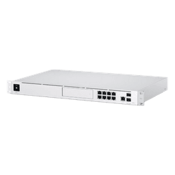 UniFi OS Console: Dream Machine Pro, con 1 puerto WAN Gigabit RJ45, 1 puerto WAN 10G SFP+ / 8 puertos LAN Gigabit RJ-45, y una bahía de HDD 3.5" (No incluye HDD), Integra todas las aplicaciones UniFi