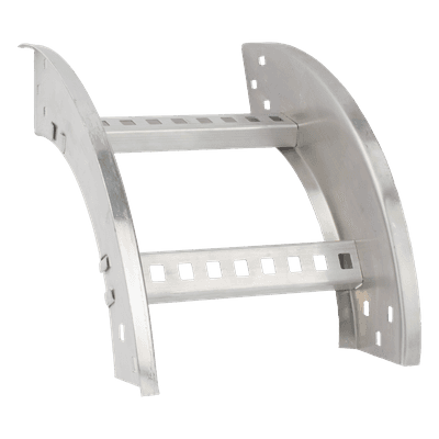 Curva Vertical Exterior de Aluminio de 90° Perfil Z / Peralte 3 1/4" / Ancho 12" / Radio 8" / Incluye Tornillería (CHVE90EZ314R8X12AK)