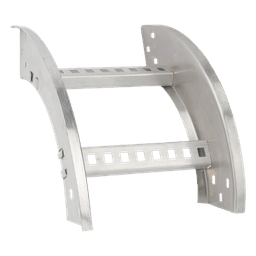 Curva Vertical Exterior de Aluminio de 90° Perfil Z / Peralte 3 1/4" / Ancho 12" / Radio 8" / Incluye Tornillería (CHVE90EZ314R8X12AK)