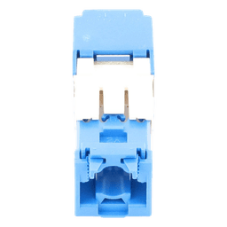Conector Jack RJ45 Estilo TG, Mini-Com, Categoría 6A, de 8 Posiciones y 8 Cables, Color Azul