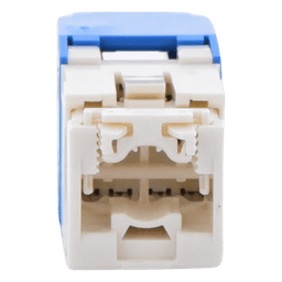 Conector Jack RJ45 Estilo TG, Mini-Com, Categoría 6, de 8 Posiciones y 8 Cables, Color Azul