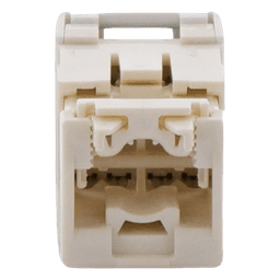 Conector Jack RJ45 Estilo TG, Mini-Com, Categoría 6, de 8 Posiciones y 8 Cables, Color Blanco