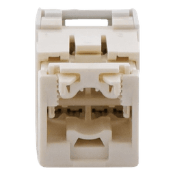 Conector Jack RJ45 Estilo TG, Mini-Com, Categoría 6, de 8 Posiciones y 8 Cables, Color Blanco