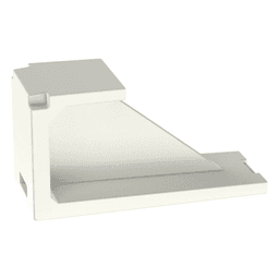 Módulo de Tapa Ciega (Inserto Ciego), Mini-Com, Color Blanco Mate, 1 Pieza