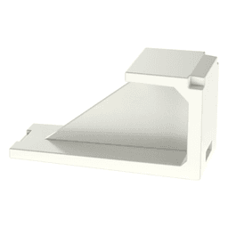 Módulo de Tapa Ciega (Inserto Ciego), Mini-Com, Color Blanco Mate, 1 Pieza