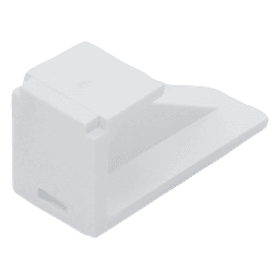 Módulo de Tapa Ciega (Inserto Ciego), Mini-Com, Color Blanco, 1 Pieza