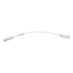 Cable de Parcheo TX6, UTP Cat6, Diámetro Reducido (28AWG), Color Blanco, 20.32 cm (8 Pulgadas)