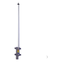 Antena base UHF 490-512 MHz, Fibra de Vidrio, 9 dB de Ganancia, Serie HD para Climas Difíciles 