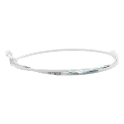 Cable de Parcheo UTP Cat6A, CM/LSZH, Diámetro Reducido (28AWG), Color Blanco Mate, 0.91 Metros (3 Pies)