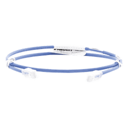 Cable de Parcheo UTP Cat6A, CM/LSZH, Diámetro Reducido (28AWG), Color Azul, 0.91 Metros (3 Pies)