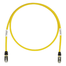 Patch Cord Cat6A, Blindado S/FTP, CM/LS0H, 1.5 Metros (4.92 Pies), Color Amarillo