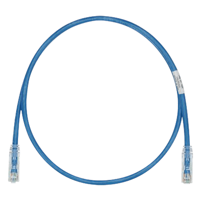 Cable de Parcheo TX6, UTP Cat6, 24 AWG, CM, Color Azul, 3.05 Metros (10 Pies)