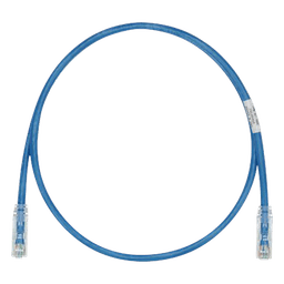 Cable de Parcheo TX6, UTP Cat6, 24 AWG, CM, Color Azul, 3.05 Metros (10 Pies)