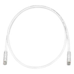Cable de Parcheo TX6, UTP Cat6, 24 AWG, CM, Color Blanco Mate, 0.91 Metros (3 Pies)