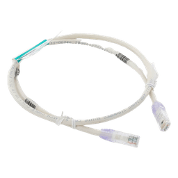 Cable de Parcheo TX6, UTP Cat6, 24 AWG, CM, Color Blanco Mate, 0.91 Metros (3 Pies)